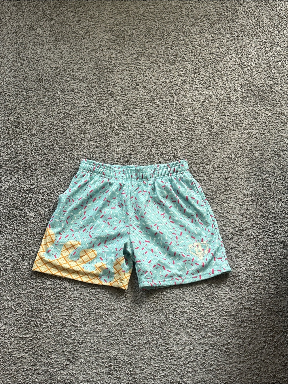 BL101 Baseball lifestyle 101 youth Large Ice Cream Print Shorts